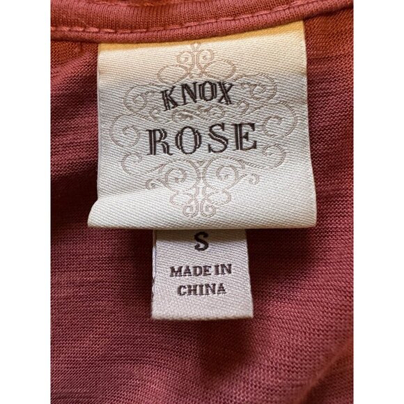 Knox Rose Blouse‎ Pullover Tank Top Crochet Lace Pattern Size Small Boho Peasant - Picture 3 of 12